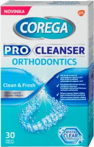 Corega Tisztító tabletta fogprotézisekhez Pro Cleanser Orthodontics 30 db