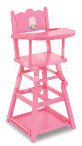 Etetőszék High Chair Pink Corolle 36-42 cm játékbabának rózsaszín