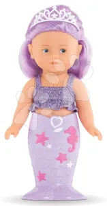 Játékbaba Sellő Naya Mini Mermaid Corolle kék szemekkel és lila hajkoronával 20 cm