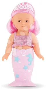 Játékbaba Sellő Nerina Mini Mermaid Corolle barna szemekkel és rózsaszín hajkoronával 20 cm