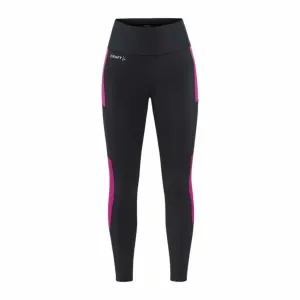 Női elasztikus nadrág CRAFT ADV Essence 2 fekete rózsaszínnel 1911916-999486