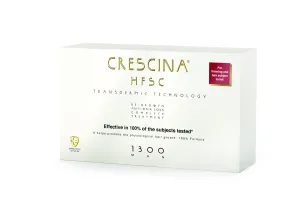 Crescina Hajnövekedés elősegítő és hajhullás elleni ellátás férfiaknak Transdermic fokozat 1300 (haladó szakasz) 20 x 3,5 ml