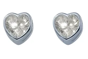 CRYSTalp Romantikus ezüst fülbevaló kristályokkal 40527.S