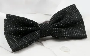 Trendi fekete nyakkendő struktúr mintával