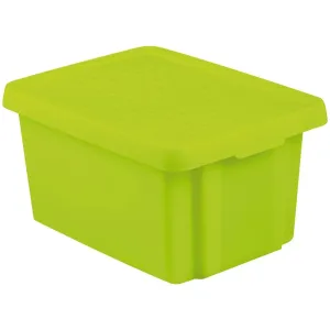 CURVER Tároló doboz fedeles 16 L zöld