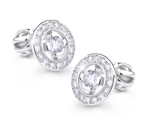 Cutie Diamonds Bedugós fehér arany fülbevalók gyémántokkal DZ6413-1988-30-00-X-2