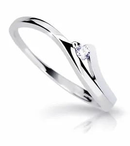 Cutie Diamonds Csodálatos fehér arany gyűrű gyémánttal DZ6818-1718-00-X-2 52 mm