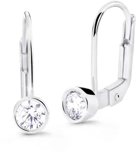 Cutie Diamonds Csodálatos lógó fehér arany fülbevalók gyémántokkal DZ8017-55-00-X-2