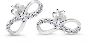 Cutie Diamonds Elegáns fehér arany végtelen gyémánt fülbevaló -DZ60149-30-00-X-2