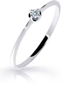 Cutie Diamonds Gyengéd fehér arany gyűrű gyémánttal DZ6729-2931-00-X-2 48 mm