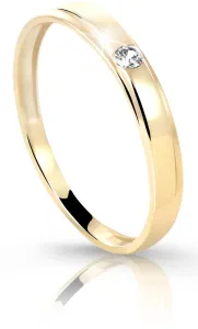 Cutie Diamonds Sárga arany gyűrű gyémánttal DZ6707-1617-00-X-1 49 mm