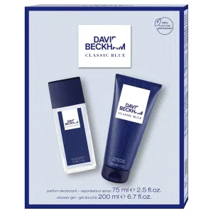 David Beckham Classic Blue - dezodor spray 75 ml + tusfürdő 200 ml