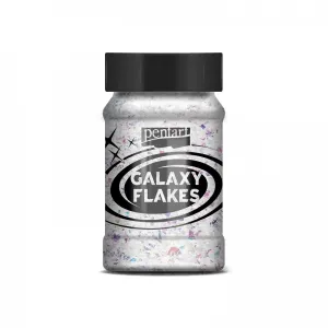Galaxy csillogó pelyhek Pentart (Galaxy flakes)