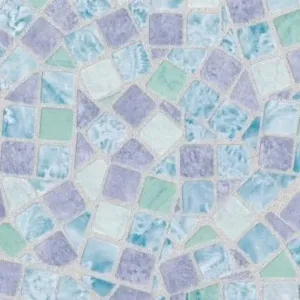 Kék mozaik öntapadós tapéta #454317