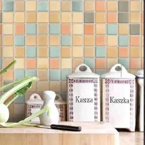 Pienza színes mozaik öntapadós tapéta #454156