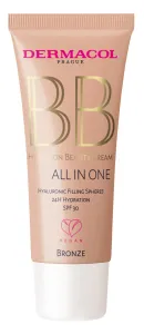 Dermacol BB hialuron krém All in One SPF 30 (Hyaluronic Cream) 30 ml Bronze