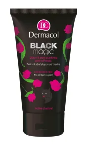 Dermacol Fekete méregtelenítő lehúzható maszk Black Magic (Detox & Pore Purifying Peel-Off Mask) 150 ml