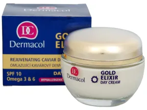 Dermacol Fiatalító kaviár nappali krém SPF 10 (Gold Elixir Day Cream) 50 ml