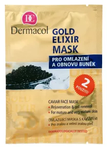 Dermacol Fiatalító maszk kaviárral (Gold Elixir Caviar Face Mask) 2 x 8 g