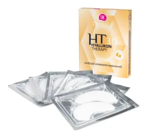 Dermacol Frissítő hidratáló szemkörnyékápoló maszk 3D Hyaluron Therapy 6 x 6 g