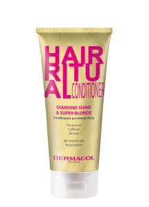 Dermacol Hajbalzsam szőke hajra Hair Ritual (Diamond Shine & Super Blonde Conditioner) 200 ml
