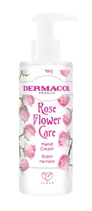Dermacol Kézkrém pumpával Rózsa Flower Care (Hand Cream) 150 ml