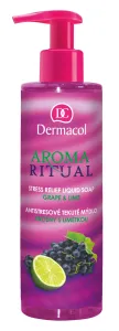 Dermacol Stresszoldó folyékony szappan szőlő és lime illattal Aroma Ritual (Stress Relief Liquid Soap) 250 ml