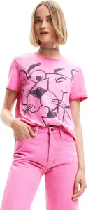 Desigual Női póló Ts Pink Panther Regular Fit 23SWTK813056 L