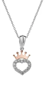 Disney Bájos ezüst nyaklánc Princess N902753UZWL-18 (lánc, medál)