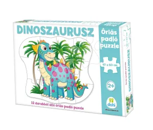 Padló puzzle dinoszaurusz Dohány óriás 12 drb 24 hó-tól
