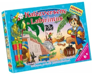 Dohány gyerek játék Játszva tanulni Kalózverseny és Labirintus 619-1
