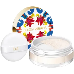 Dolce & Gabbana Laza púder Solar Glow (Translucent Loose Setting Powder) 10 g 02 Sand