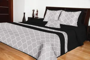 Luxus ágytakaró fekete Szélesség: 220 cm | Hossz: 200 cm