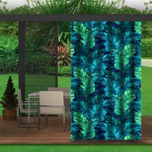 Gyönyörű egzotikus zöld függöny kerti pavilonhoz Szélesség: 155 cm Hossz: 220 cm #1174047
