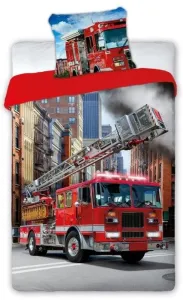 Minőségi ágynemű gyerekeknek tűzoltókocsival 2 rész: 1db 140 cmx200 + 1db 70 cmx90