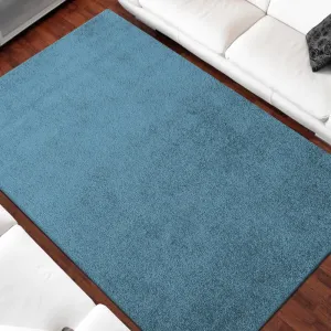 Egyszínű kék színű szőnyeg Szélesség: 120 cm | Hossz: 170 cm #1173481