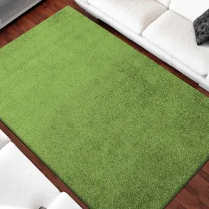 Egyszínű zöld színű szőnyeg Szélesség: 120 cm | Hossz: 170 cm #1173483