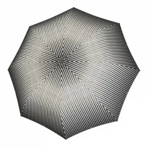Doppler Női összecsukható esernyő Magic Black&White Traced 7441465BW01