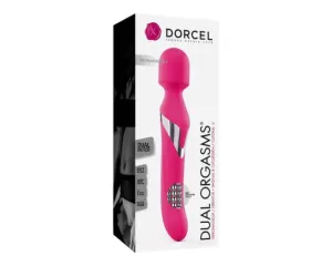 Dorcel Dual Orgasms - akkus, 2in1 masszírozó vibrátor (pink)
