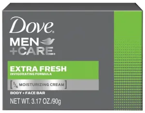 Dove Szilárd szappan Men+Care Extra Fresh (Body+Face Bar) 90 g