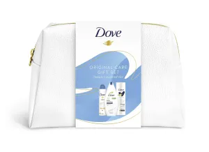 Dove Testápoló ajándékkészlet kozmetikai táskával Bulldog Original