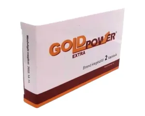 Gold Power - étrend-kiegészítő kapszula férfiaknak (2db)