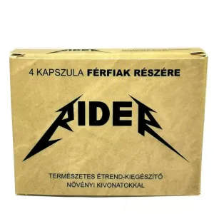Rider - természetes étrend-kiegészítő férfiaknak (4 db)