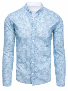 Elegáns kék mintás ing