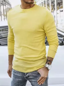 Elegáns sárga pulóver