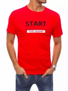 Piros póló Start felirattal
