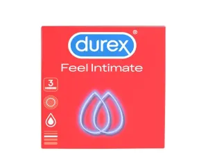 Durex Feel Intimate - vékonyfalú óvszer (3db)
