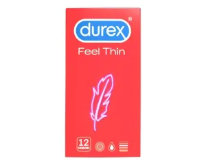 Durex Feel Thin - élethű érzés óvszer (12db) #318709