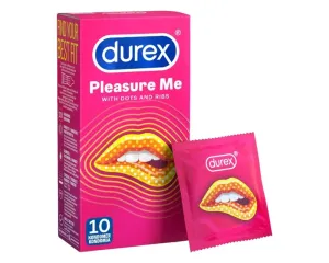 Durex Pleasure Me - bordás-pontozott óvszer (10db) #320667
