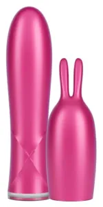 Durex Tease & Vibe - akkus rúdvibrátor nyuszis csiklóizgatóval (pink) #1478388